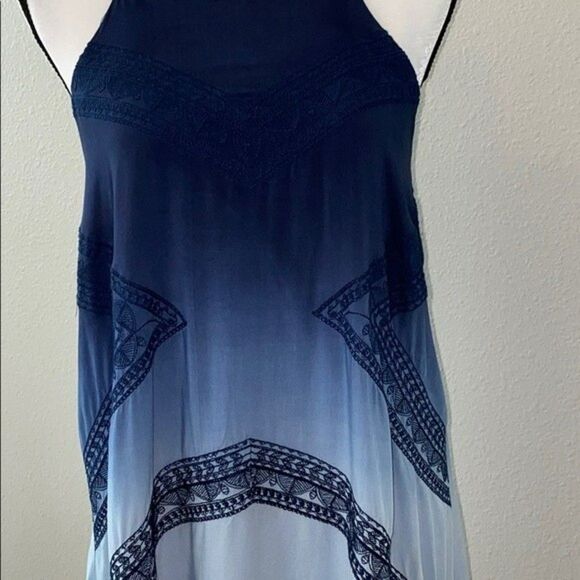 Blu Pepper Blue Ombré sundress sz S - Picture 3 of 7